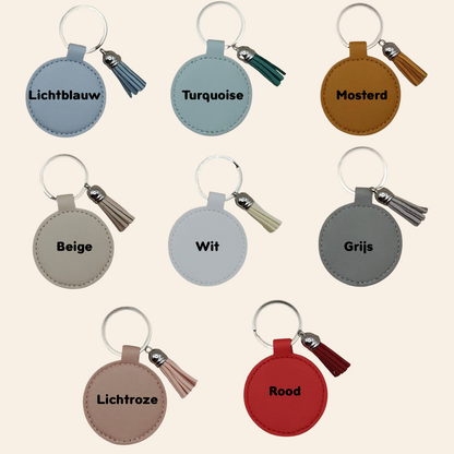 Sleutelhangers met letter & naam