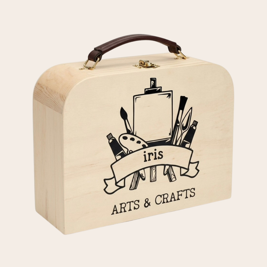 Arts & Crafts koffertje met naam