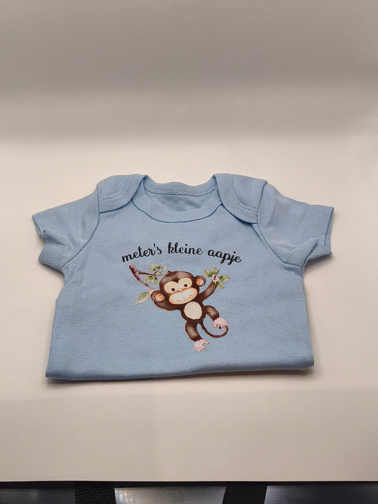 Baby body met dierenopdruk