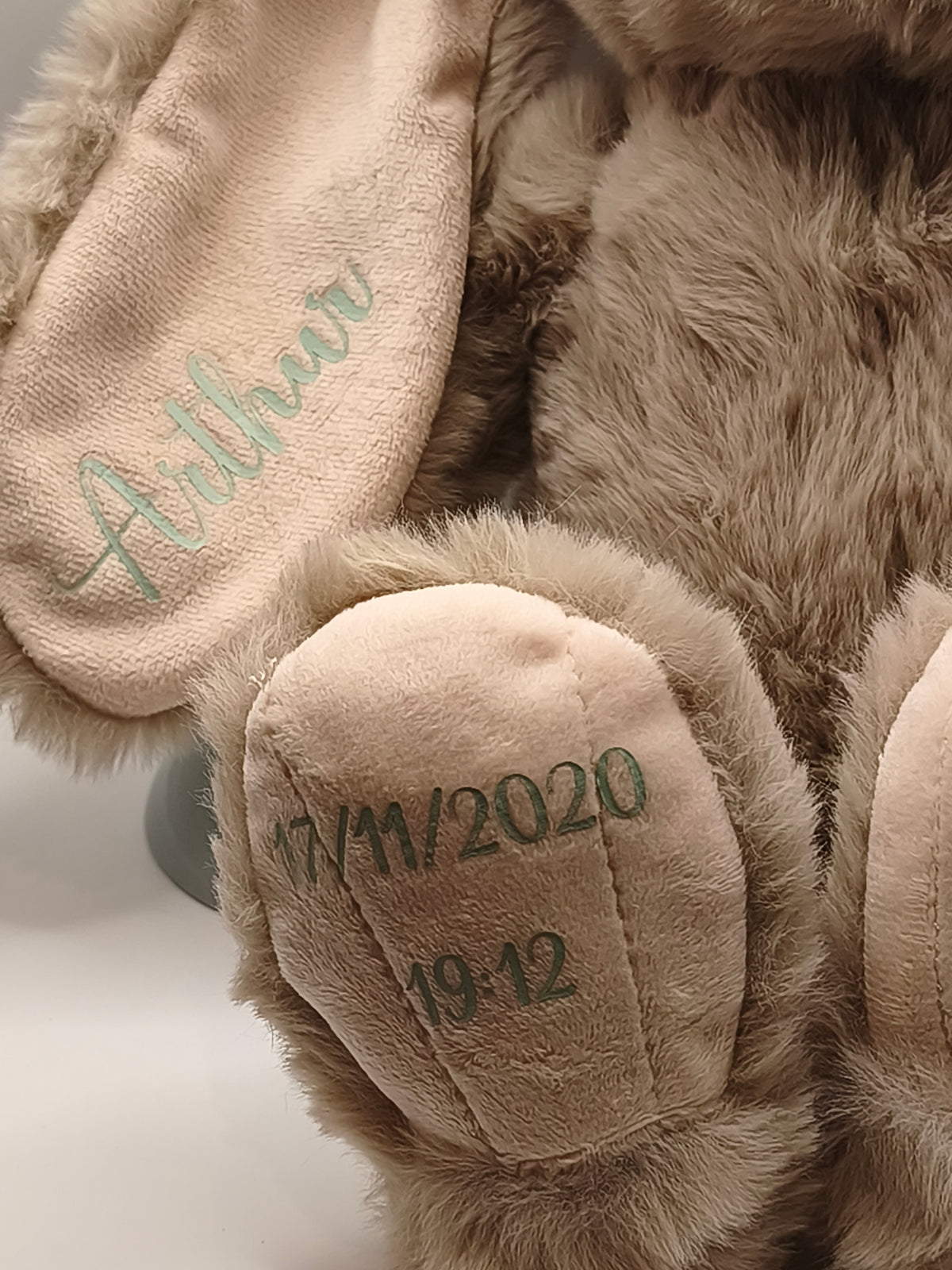 Gepersonaliseerde konijnenknuffel
