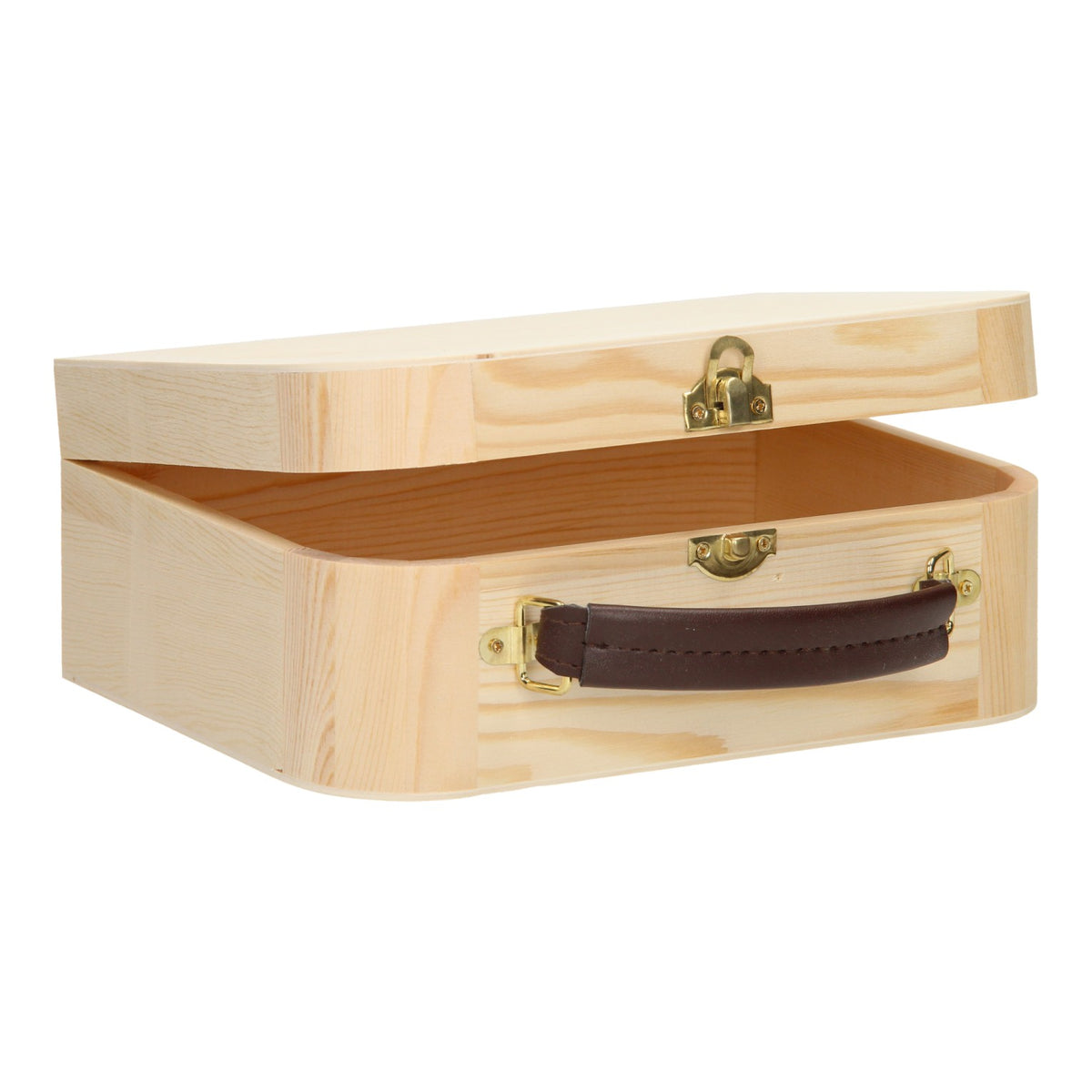 Houten bewaarkistje meter/peter